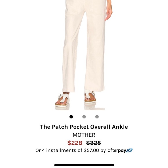 MOTHER The Patch Pocket Overall Ankle (Revolve) - Picture 2 of 4